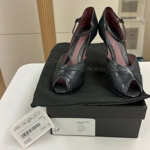 MaxMara Sport dark grey shoes.4” heels at highest. Once worn inside.